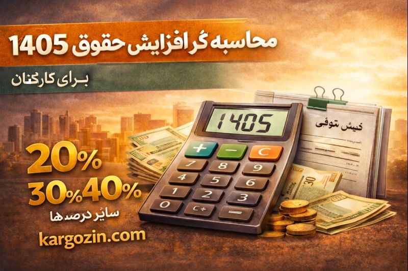 محاسبه گر افزایش حقوق سال 1405