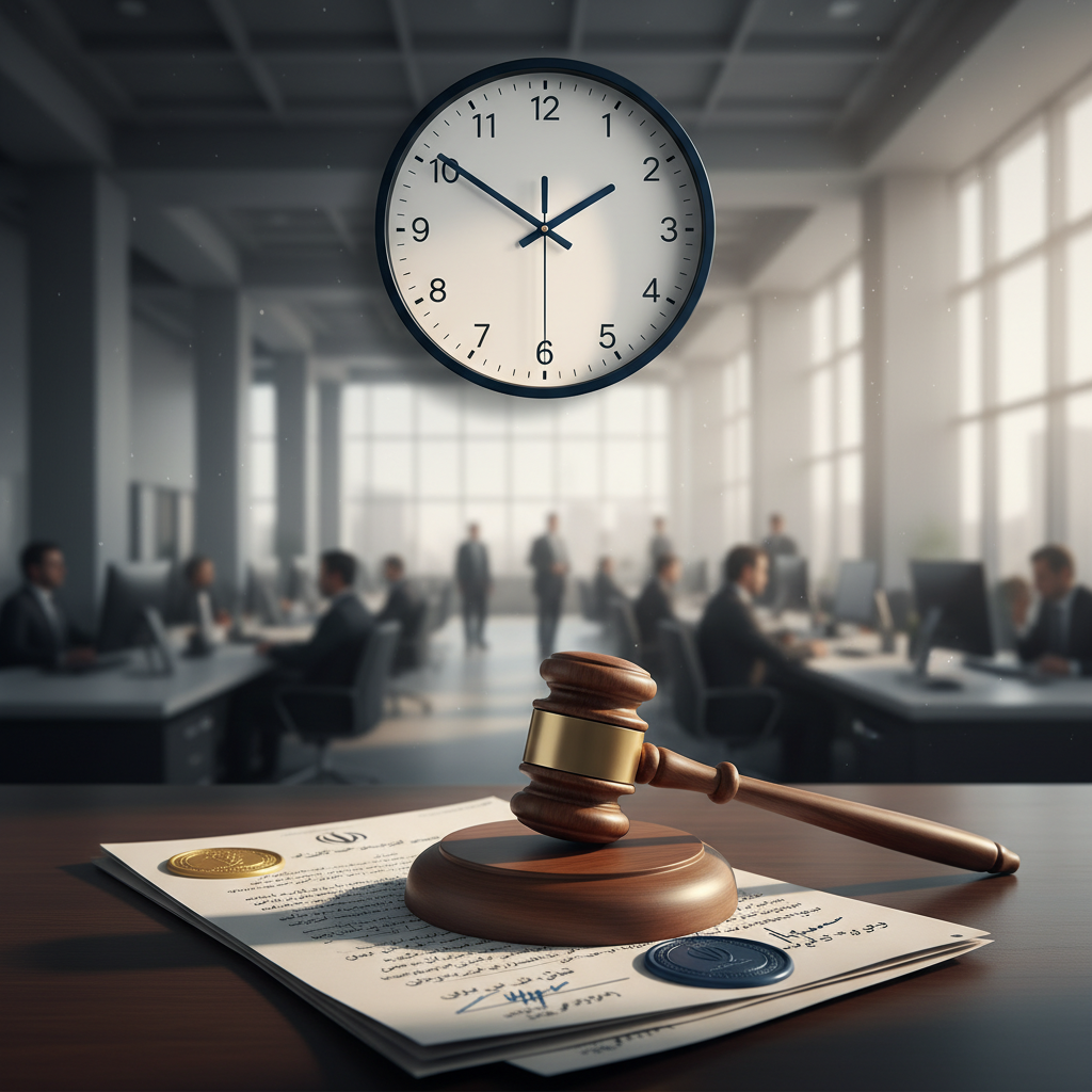 حضور اجباری کارمندان بعد از ساعت ۱۳ خلاف است!